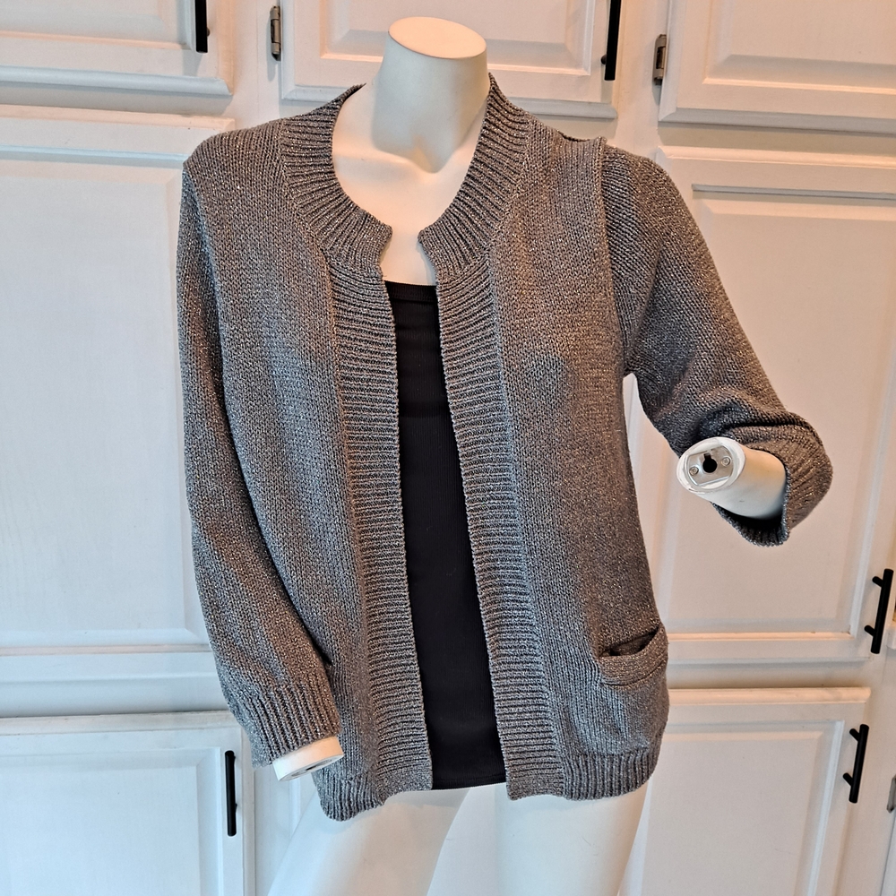 J. Crew Factory Silver Gray Women's Cardigan